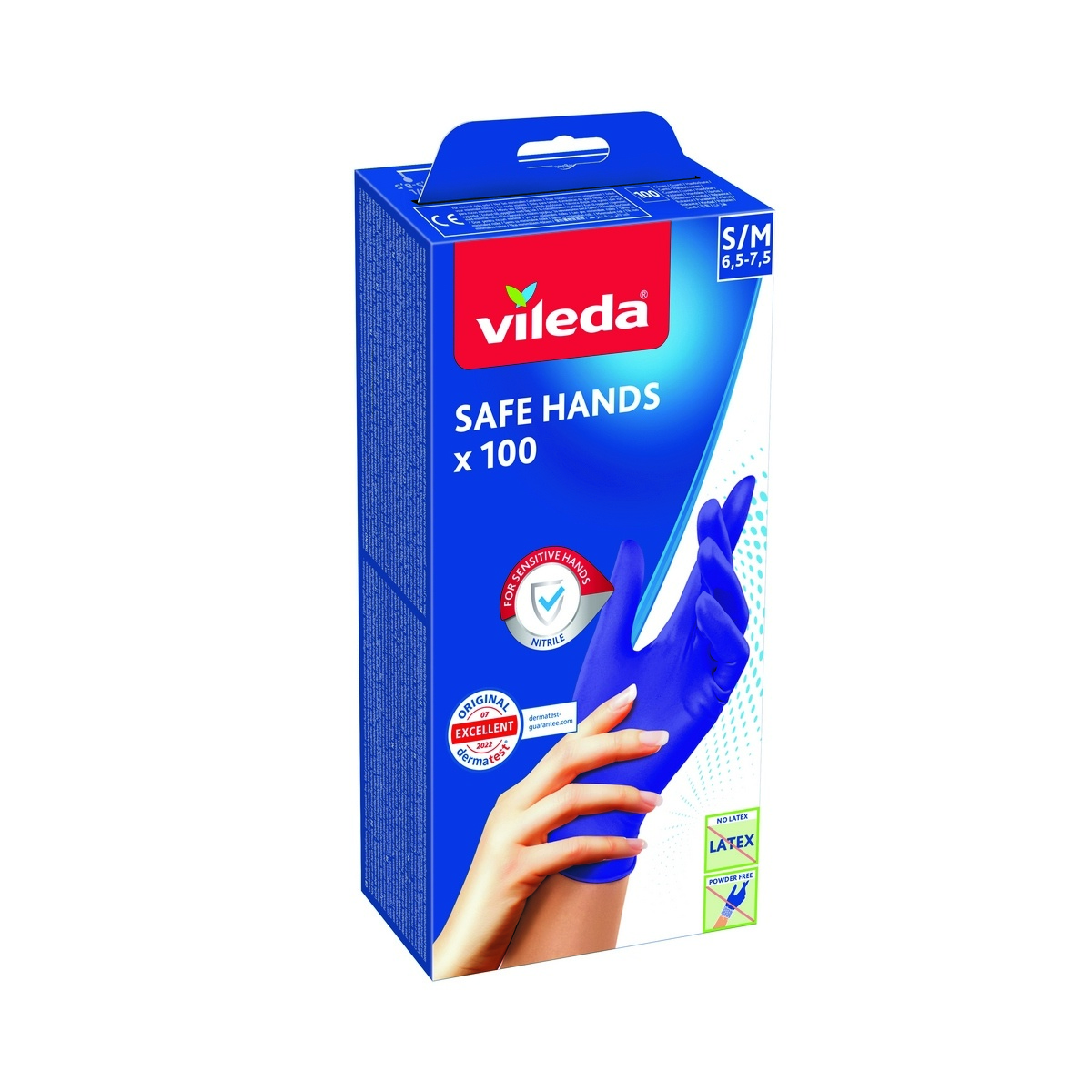 Vileda Safe Hands rukavice S/M 100ks